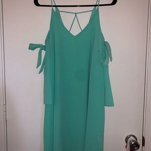 Teal She + Sky dress